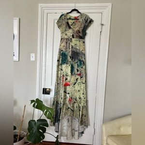 Kaelen Jolene Print Gown (size 4)